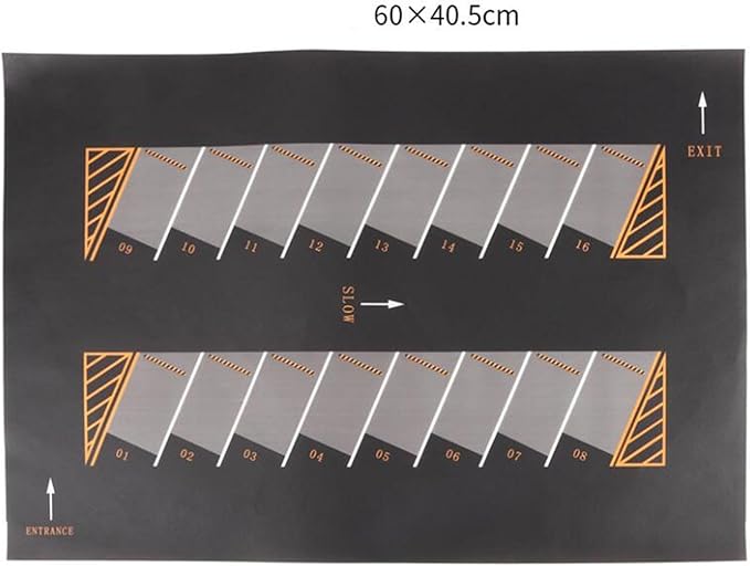 1:64 Vehicle Scene Layout for Miniature Car Models, Style C