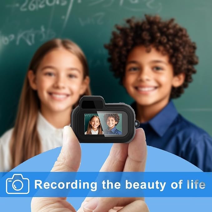 Galatee Keychain Camera, 1080P mini Pixel, Micro mini DV/Camcorder, Portable Chain with Eight Filters, Long Battery Life for Indoor and Outdoor use (16G)