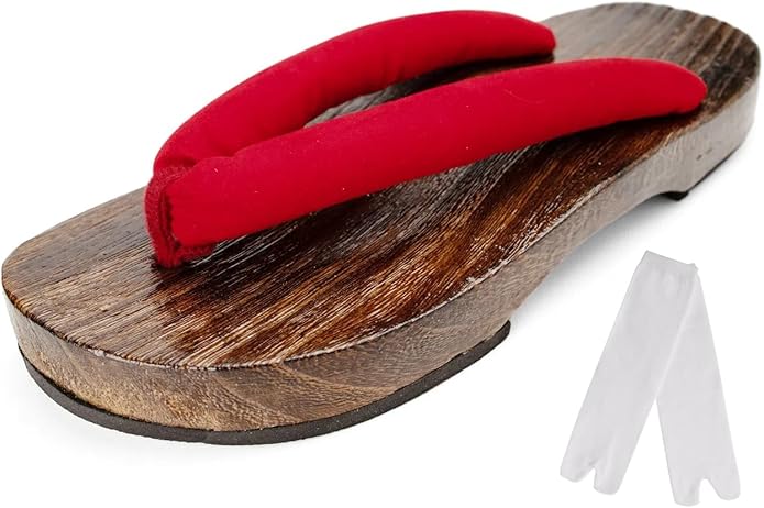 Cutey May Japanese Wooden Clogs Geta Slippers