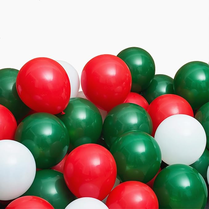 5 inch Dark Green Party Balloons, 100 pcs Mini Green Latex Balloons for Birthday Wedding Baby Shower Decorations(Dark Green)