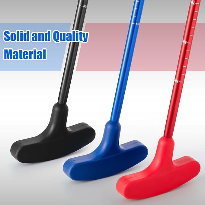 Lenwen Golf Putter for Men Women Adjustable Length Two Way Putter Right or Left Handed Golfers Mini Golf Club with Practice Balls for Adults