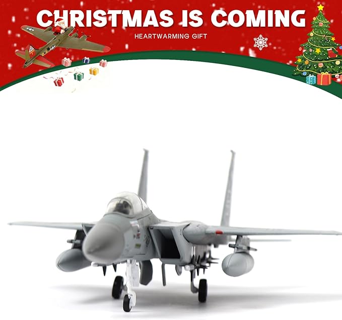 F-15C American Eagle Aircraft Model is a Twin-Engine 1:100 Metal die-cast Fighter Jet Model, Suitable for Collection and Gift-Giving Purposes.