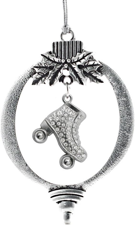 Inspired Silver - Roller Skate - Silver Christmas Ornament - Unique Charm Christmas Tree Ornament - Holiday Hanging Decoration