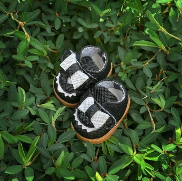 Compatible with Labubu Doll Shoes for 17cm Doll,Shoes Used for Labubu Accessories(GZB-Black)