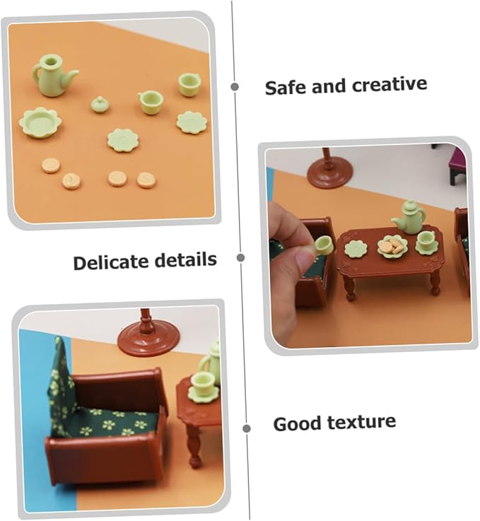 SUPVOX 1set Miniature Dollhouse Furniture Realistic of Wear-Resistant Decor for Mini Houses Accessory for Dollhouse Landscaping and Scene Layout