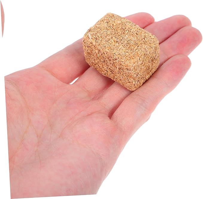 Miniature Faux Straw Bales 4Pcs Simulated Haystack Decor for Autumn Harvest Scene for DIY Farm Decor and Seasonal Display