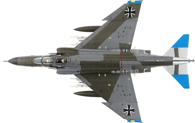 Hobby Master | 1:72 Scale Diecast Military Aircraft Replica | F-4F Phantom II 38+20, JG 74 "Molders, 1982 | Model HA19097