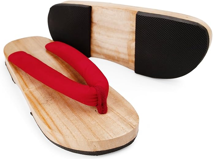 Cutey May Japanese Wooden Clogs Geta Slippers