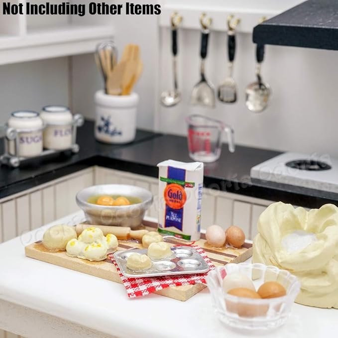 Odoria 1/12 Miniature Baking Set Pastries Dollhouse Kitchen Accessories