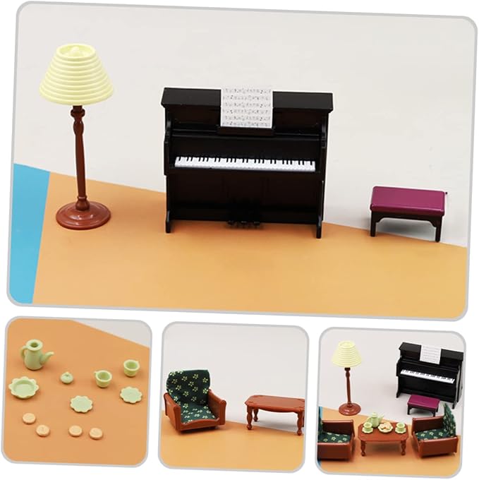 Kisangel 1set Miniature Doll Furniture Realistic of Decorative Accessories for Dollhouses for Home Decor and Mini Landscaping and Wear-Resistant Design