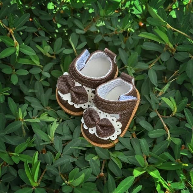 Compatible with Labubu Doll Shoes for 17cm Doll,Shoes Used for Labubu Accessories(GZA-Brorn)