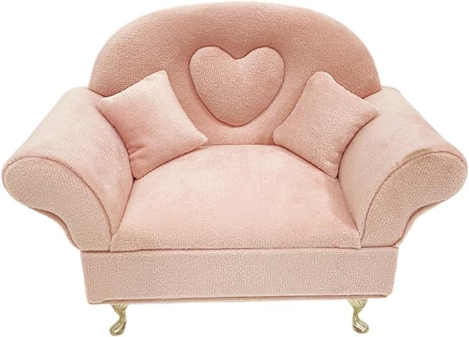 1/6 Scale Dollhouses Sofa Jewelry Organizers Box for Garden Scene Dollhouses Decoration Display Accessories