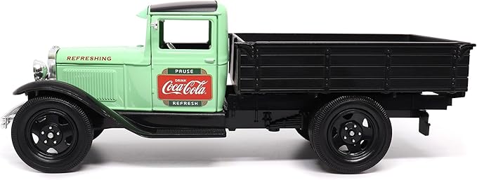Motor city classics Coca-Cola Diecast Collectible | 1931 Ford Model AA (Green Version) 1:24 Scale 424024 Officially Licensed