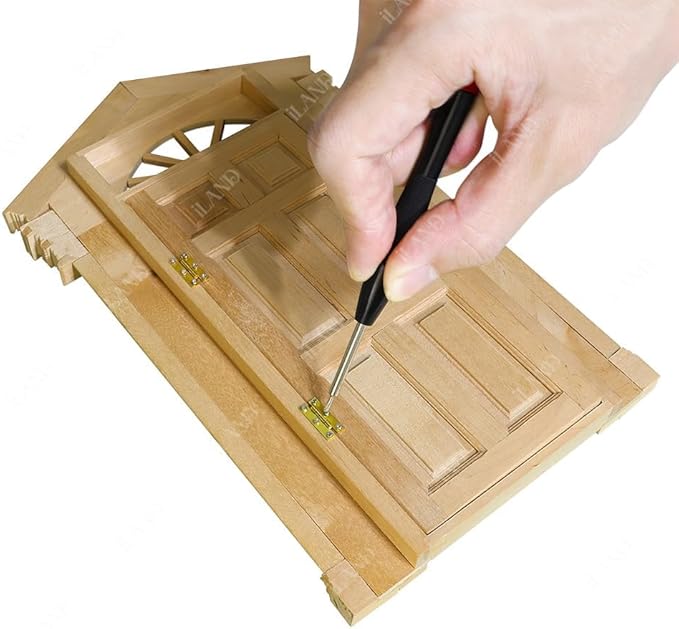 iland Miniature Dollhouse Accessories of Miniature Hinges & Dollhouse Handles & Hardware 20 Kinds Over 700 pcs