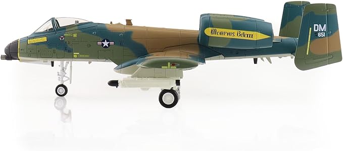 Hobby Master | 1:72 Scale Diecast Military Aircraft Replica | A-10C Memphis Belle III 78-0651, Capt Lindsay Mad Johnson, David-Monthan AFB, 2023-24 | Model HA1338