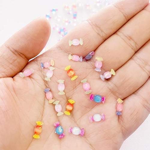 150 Pieces Mini Candy for Dollhouse Miniatures Mini Food for Crafts Tiny Resin Things for Dollhouse Mini Kitchen Micro Landscaping Decoration