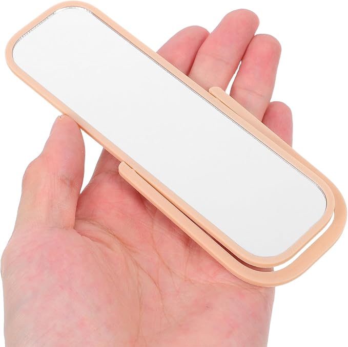 DOITOOL Mini Dollhouse Standing Mirror: 1:12 Scale Full-Length Pretend Play Mirror for Kids DIY Miniature Dollhouse Furniture Bedroom Decor