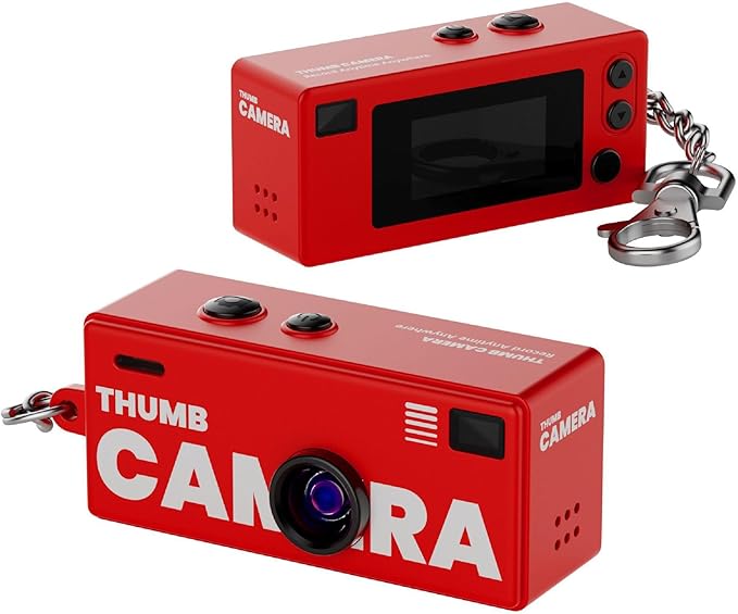 Mini Camera Keychain, 1984 Retro Portable Thumb Camera, Keychain Cameras