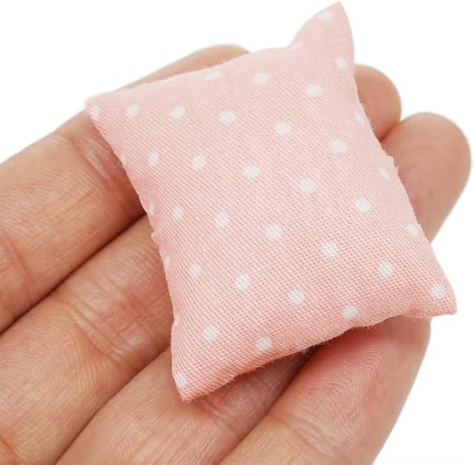 Odoria 1/12 Miniature Chair Armchair Dollhouse Furniture Accessories, Dots