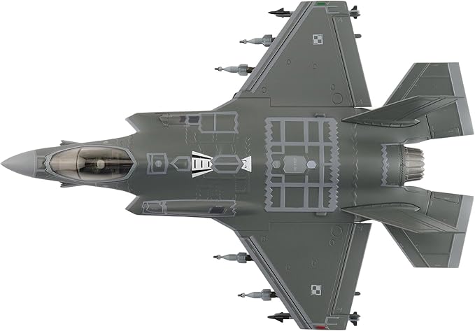 Hobby Master | 1:72 Scale Diecast Military Aircraft Replica | F-35A Husarz 3501, Polish Air Force, 2024 (w/Painted RAM Panels) | Model HA4444