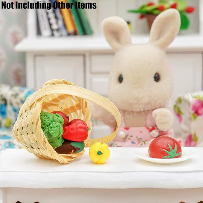 Odoria 1/12 Miniature Fruits and Vegetables Dollhouse Decoration Accessories