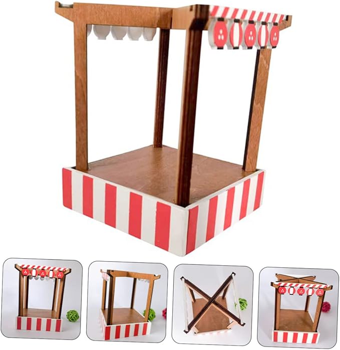 DECHOUS Lovely House Decor Realistic Miniature Model for Doll Supplies for Living Room Bedroom Dining Room Chic Design for Summer Party Miniature Adornment for Scenes