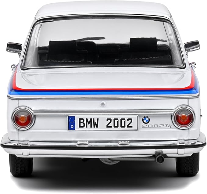 BMW 2002 Tii Turbo Evocation White – 1:18 Diecast Model by Solido – Classic Motorsport-Inspired Collectible