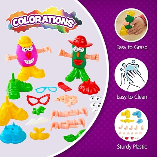 Colorations Fun Family Dough Accessories - 37 Pieces