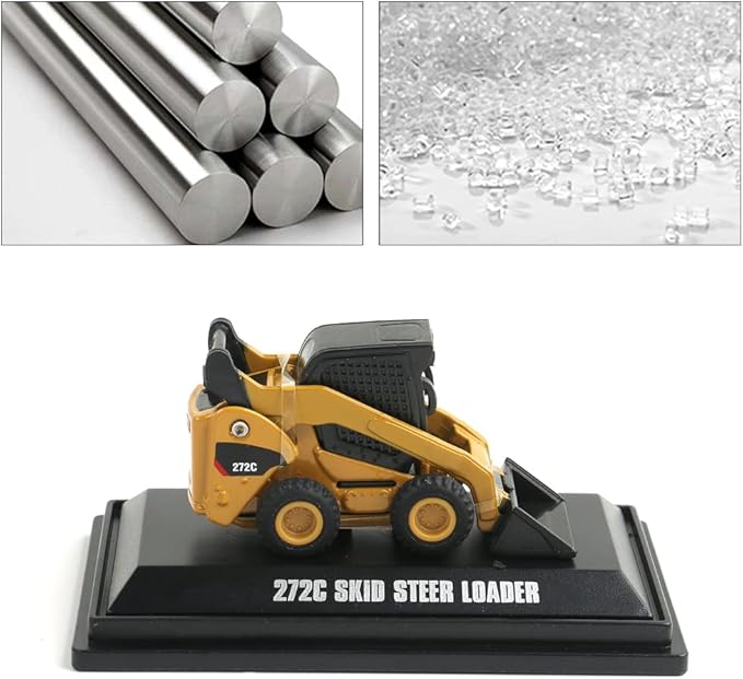 EROCK 1:160 N Scale Alloy Construction Vehicles - 1 Pcs, Die Cast Mini Construction Truck Toys, Engineering Vehicle Model for N Scale Railroad, Train Set, Collection, Age 8+