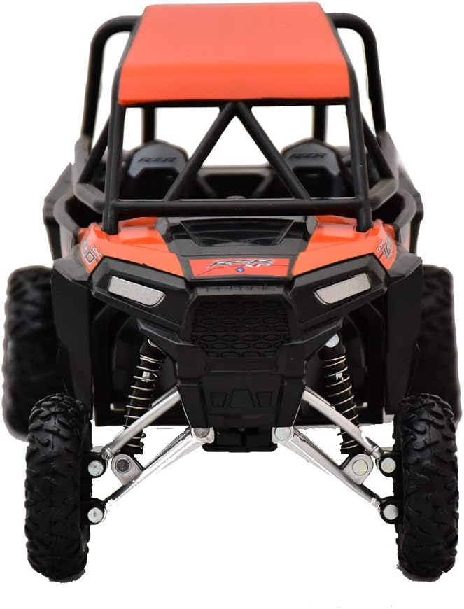 Newray Polaris RZR XP 1000 Bike ATV Dirt Rider 1/18 Scale Pre-Built Model Vehicle Orange