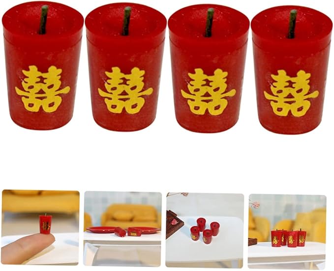 BESPORTBLE 2 Pairs Scale Mini House Ornament Lightweight Bedroom Decoration for Dollhouse