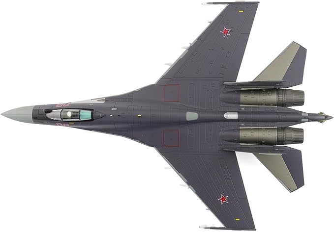 Hobby Master | 1:72 Scale Diecast Military Aircraft Replica | Su-35S Flanker E Red 03/RF-95242, 23rd IAP, 303rd DPVO, 11th Air Army, VKS | Model HA5712