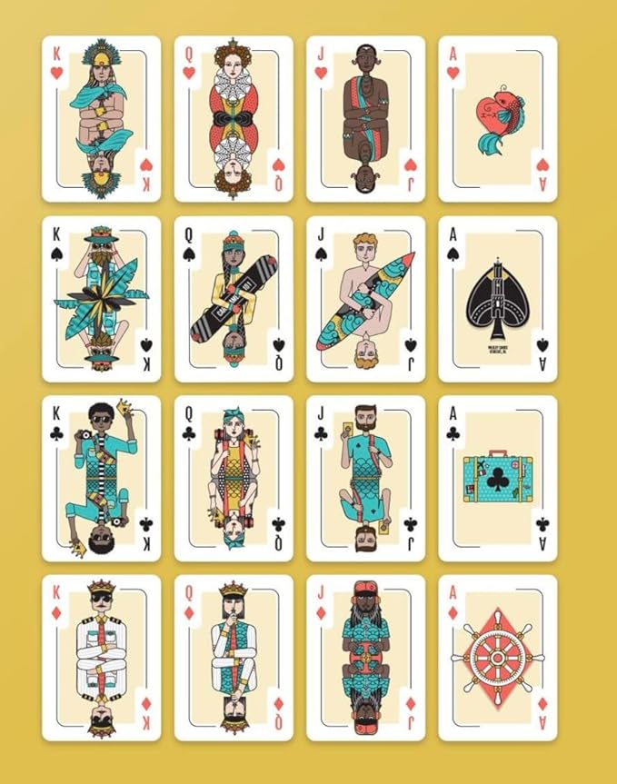 Card Games for Travelers | 30 Fun Classic Games & 2 Custom Decks | Ideal Gift for Kids (4+) & Travelers | Family Game Night Stocking Filler