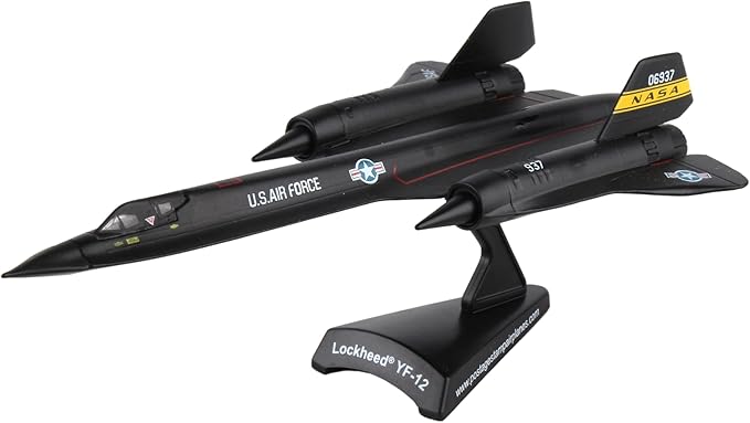 Daron Postage Stamp NASA YF-12 (SR-71 Blackbird) (1:200) PS5389-1