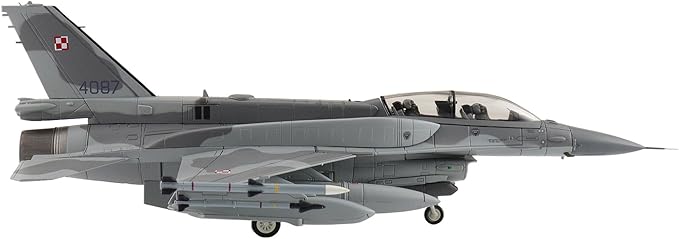 Hobby Master | 1:72 Scale Diecast Military Aircraft Replica | F-16D Polish Air Force Red Flag 4087, 31. Baza Lotnictwa Taktycznego, Alaska, June 2012 | Model HA38041