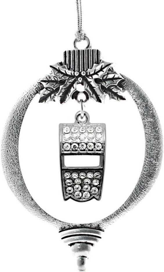 Inspired Silver - Whistle - Silver Christmas Ornament - Unique Charm Christmas Tree Ornament - Holiday Hanging Decoration