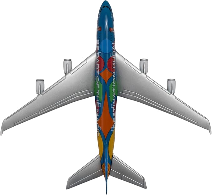 Daron Collectible Toy - Emirates Arlines A380 Double-Decker Flagship Airplane - Die-Cast Metal Model Airplane with Plastic Parts, for Children Ages 3+