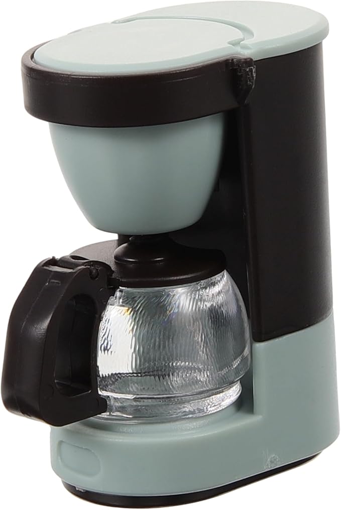 SEWOART Miniature Coffee Maker for Dollhouse Scale Coffee Machine Accessory for Scene Decoration Addition to Tiny House Ornaments and Crafts
