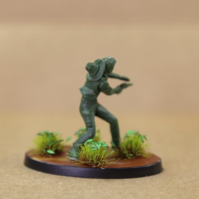 Miniature Vegetation Artificial Flower Cluster with Model Bases War Game Lowland Scenery (D)