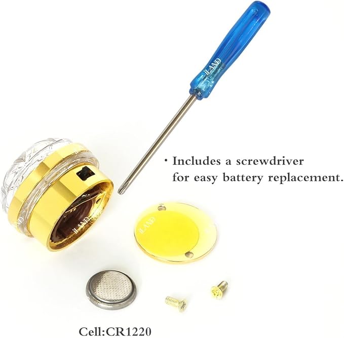 iLAND 1:12 Scale Accessories of Dollhouse Lights, Classic Miniature Lamp for Dollhouse Decoration, Elegant Celestial Gold Ceiling Lamp w/Battery