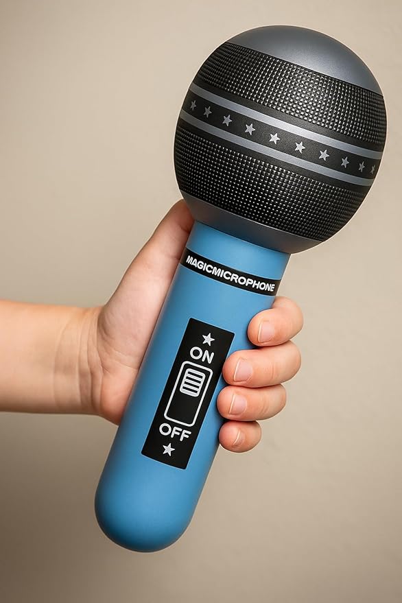 Inflatable Microphones, 24 Piece Set, Pretend Play Microphone Inflates, Durable Water Pool Toys in Assorted Colors, Fun Birthday Party Favors for Kids