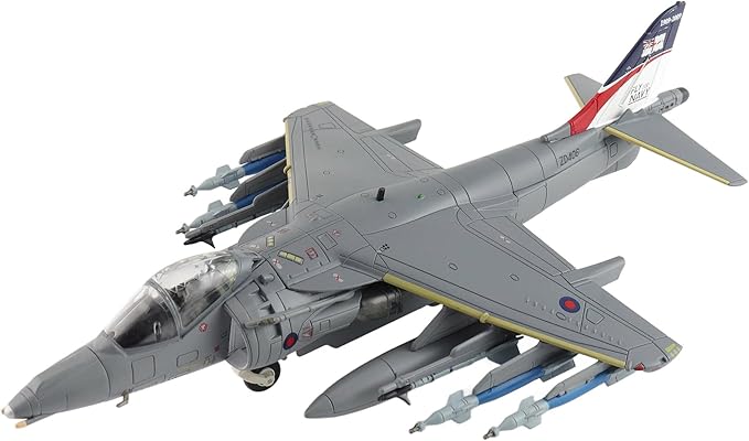 Hobby Master | 1:72 Scale Diecast Military Aircraft Replica | Harrier GR.9 ZD406, Royal Navy Strike Wing, RAF Station Cottesmore, 2009 | Model HA2652