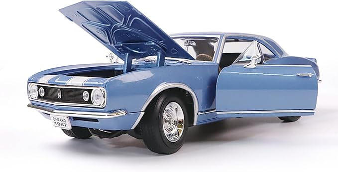 1967 Chevy Camaro Z28 1:18 Scale Diecast Model Premium Alloy Sports Toy Cars with Display Case, Working Steering, for Kids Men and Teens Dad 14+ Year