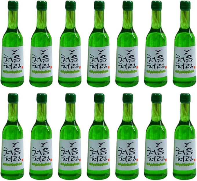 Totority Mini Korean Rice Wine Bottles Realistic Simulated Soju Bottles with Cork for Dollhouse Mini House D Cor Photo Props and Desktop Decoration