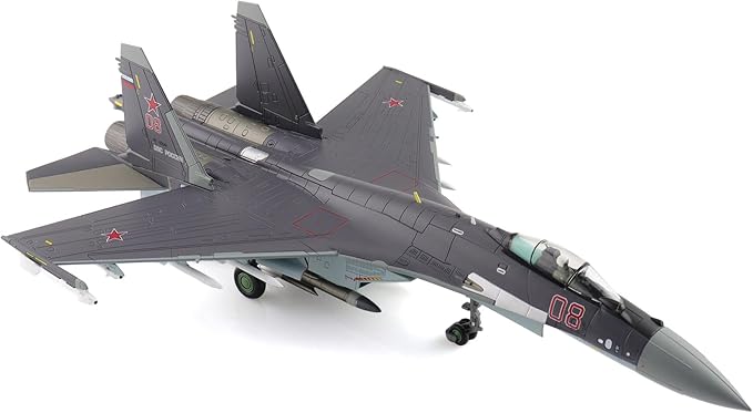 Hobby Master | 1:72 Scale Diecast Military Aircraft Replica | Su-35S Flanker E Red 03/RF-95242, 23rd IAP, 303rd DPVO, 11th Air Army, VKS | Model HA5712