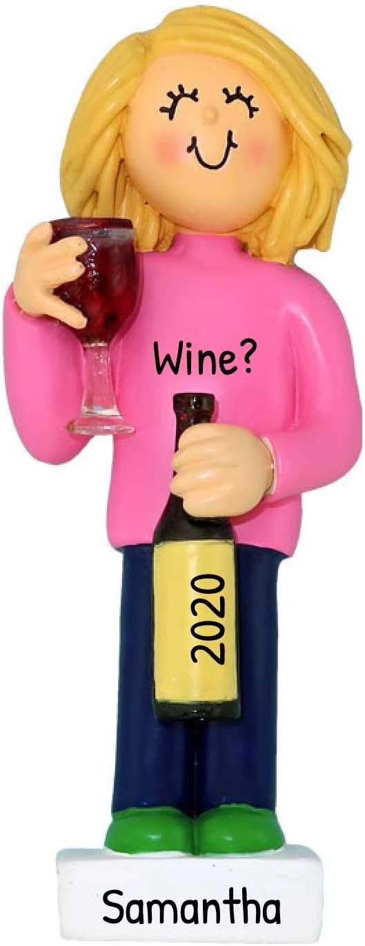 Personalized Alcohol Ornament 2025 - Wine Ornaments Drinkable Christmas Ornaments Wine Bottle Girl Lover Themed Liquor Shot Glass for Christmas Tree