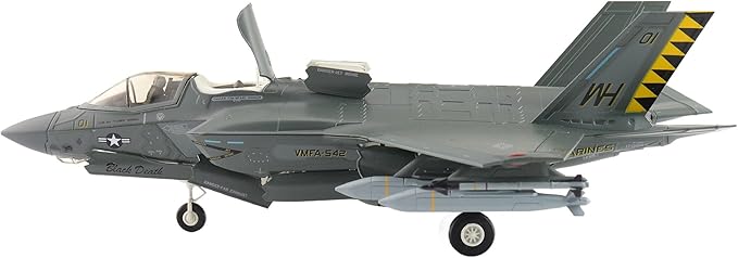 Hobby Master | 1:72 Scale Diecast Military Aircraft Replica | F-35B Black Death 170064, VMFA-542 Tigers, MCAS Cherry Point, 2023 (Beast Mode) | Model HA4622b