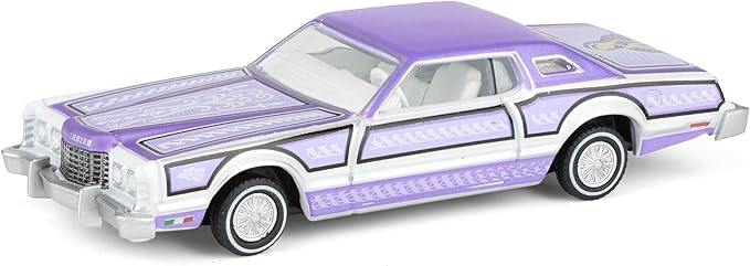 Greenlight Collectibles GL-2020003 - Michael Heralda Special Edition Series 1:64 Scale Diecast Model - 1973 Ford Thunderbird Lowrider
