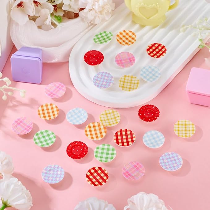 32Pcs Miniature Plates Resin Mini Kitchen Set Micro Landscape Decorations Stripe Dishes Ornaments Imitation Tableware Dollhouse Accessories Garden Home Party Decorations Crafts Supplies