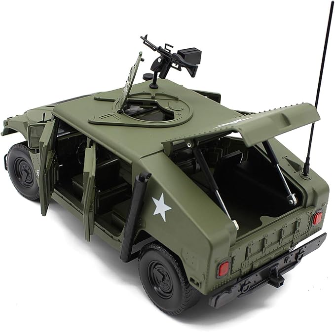 fisca 1/18 Scale Model Car Metal Diecast Military Armored Vehicle Battlefield Truck